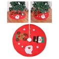 thumbnail image 1 of Falda de árbol de Navidad perfecl decoración de árbol Rojo 100 Cm, 1 of 7