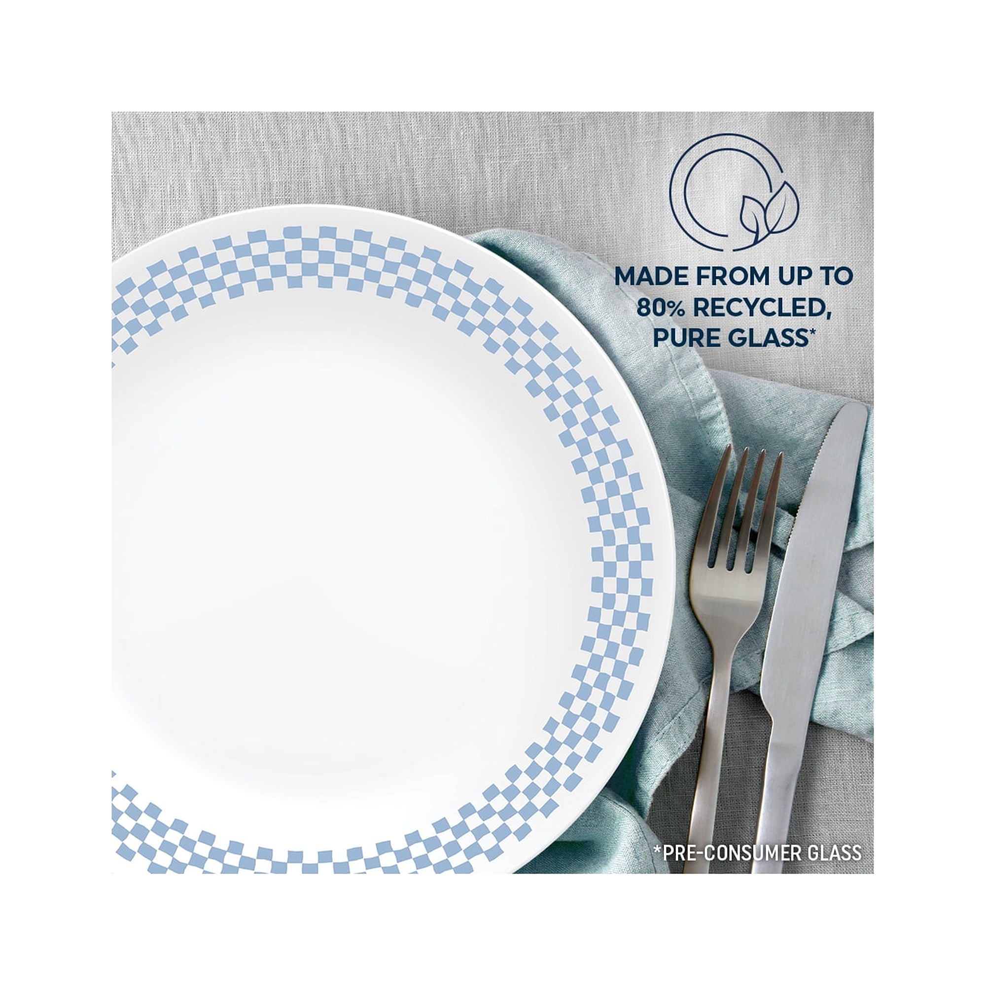 (2 pack) Corelle Amelia 10.25" Dinner Plate