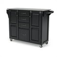 thumbnail image 2 of Homestyles Chariot de Cuisine Roulant en Bois Create-a-Cart Noir, 2 of 25