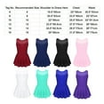 thumbnail image 5 of Dance Dress for Girls Sleeveless Figure Skating Dress Shiny Sequin Floral Sheer Mesh Tutu Ballet Dance Leotard Dress, 5 of 6