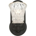 thumbnail image 5 of Vanity Art 1 Light Dimmable Black Armed Sconce Lighting | Modern Fixtures Accent Wall Lights for Bedroom Entrance Doorway Dining Room Living Room Hallway Bathroom Scones S5001BK-R03, 5 of 5