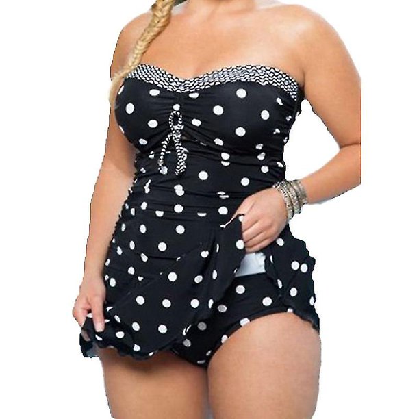 small Traje de baño de lunares para mujer Conjunto de bikini acolchado Traje de baño Traje de baño Traje de baño