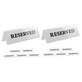 thumbnail image 4 of 12 pcs  Acrylic Reserved Signs Acrylic Reserved Signs Acrylic Table Reserved Signs for Wedding Restaurant, 4 of 8