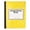 Yellow, variant on Sewn Binding Wide Ruled Notebook, 100 Sheets, Marble Cover, Composition Size, Solid Paper (Red)