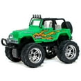 thumbnail image 1 of New Bright Radio Control 1:16 Green Jeep, 1 of 2