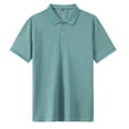 thumbnail image 1 of Timegard Womens Summer Tops Plus Size Short Sleeve Button up Collared Shirt Dressy Casual Loose Tops, 1 of 2