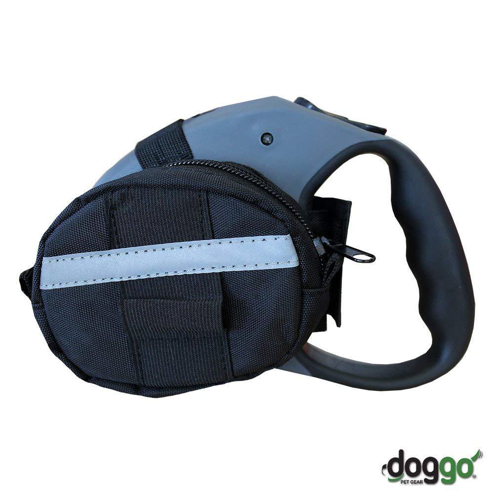 Retractable Leash Accessory Bag for Large Retractable Leashes, Black
