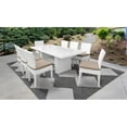 thumbnail image 1 of Table de Salle à Manger Patio Rectangulaire avec 8 Chaises Sans Bras Monaco, 1 of 2