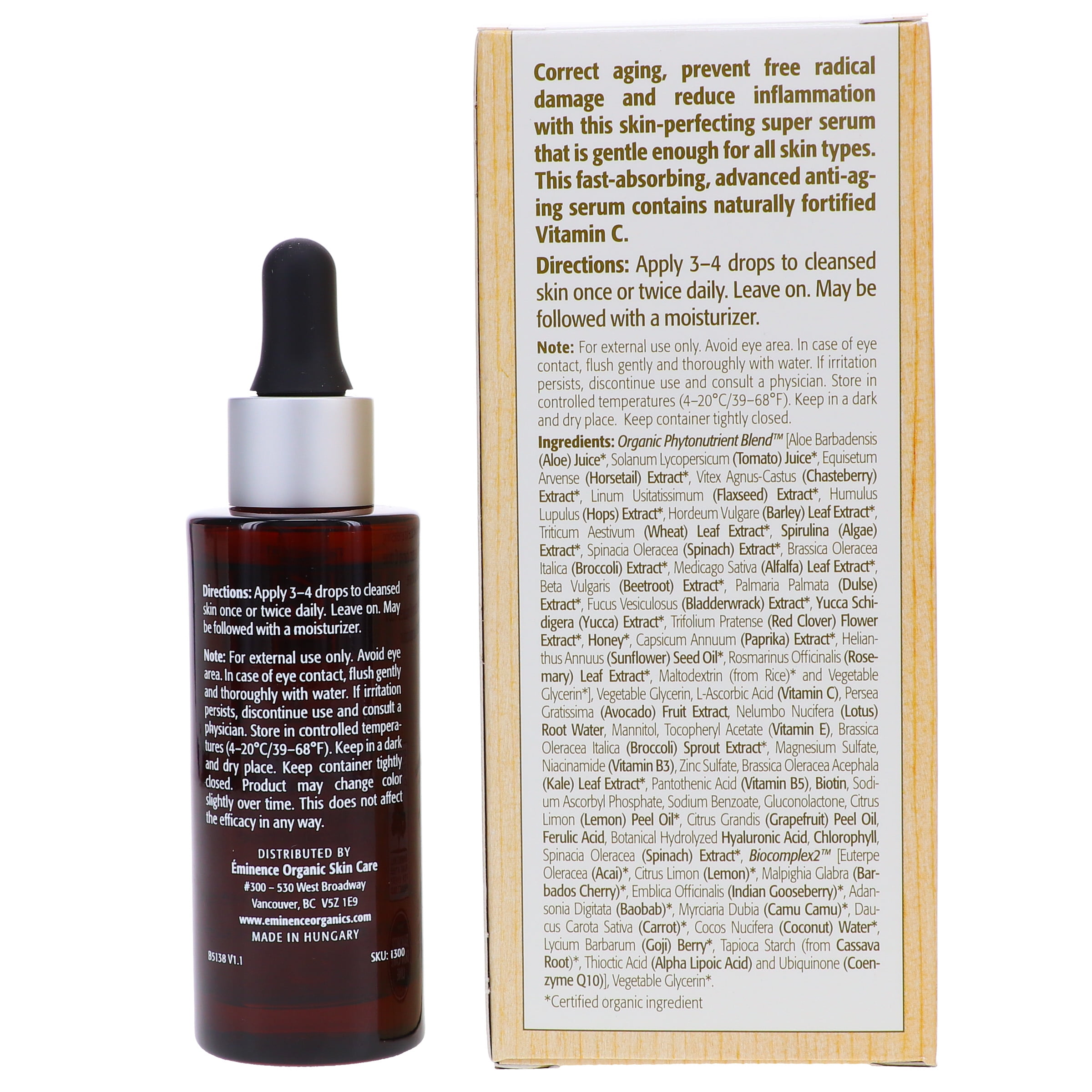 Eminence Citrus & Kale Potent C+E Serum 1 oz