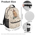thumbnail image 7 of Jeiento Kids School Backpack, Water-Resistant Cool Capybara for Elementary School Kids Boys Girls, Cute Capybara Print 16 Inch Casual Daypack for Back to School, 7 of 7
