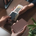 thumbnail image 6 of Leather Business Card Holder Magnetic Closure Slim Portable Card Case Pocket Wallet for Men Women Professional Office Travel Gift Haodejw, 6 of 6