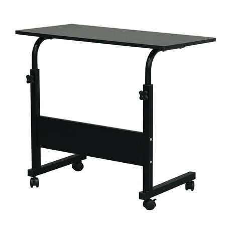 UBesGoo Laptop Table Adjustable Height Standing Computer Desk Portable Stand Up Work Station Cart Tray Side Table for Sofa and (Best Standing Desk Uk)