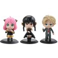 thumbnail image 4 of Figura de PVC de 3 piezas para niños, Figura de Anime con Base, Anya Spy X Family Loid Yor Forger Chibi Anua, modelo de Juguete para niños de 10cm, 4 of 4