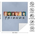 thumbnail image 4 of Friends Blanket TV Show Fleece Throw Blanket,Soft Warmer Flannel Blanket,Double-Layer Printed Blanket for Couch,Bedding,Sofa,Living Room and Camping All Season 60"X50", 4 of 6