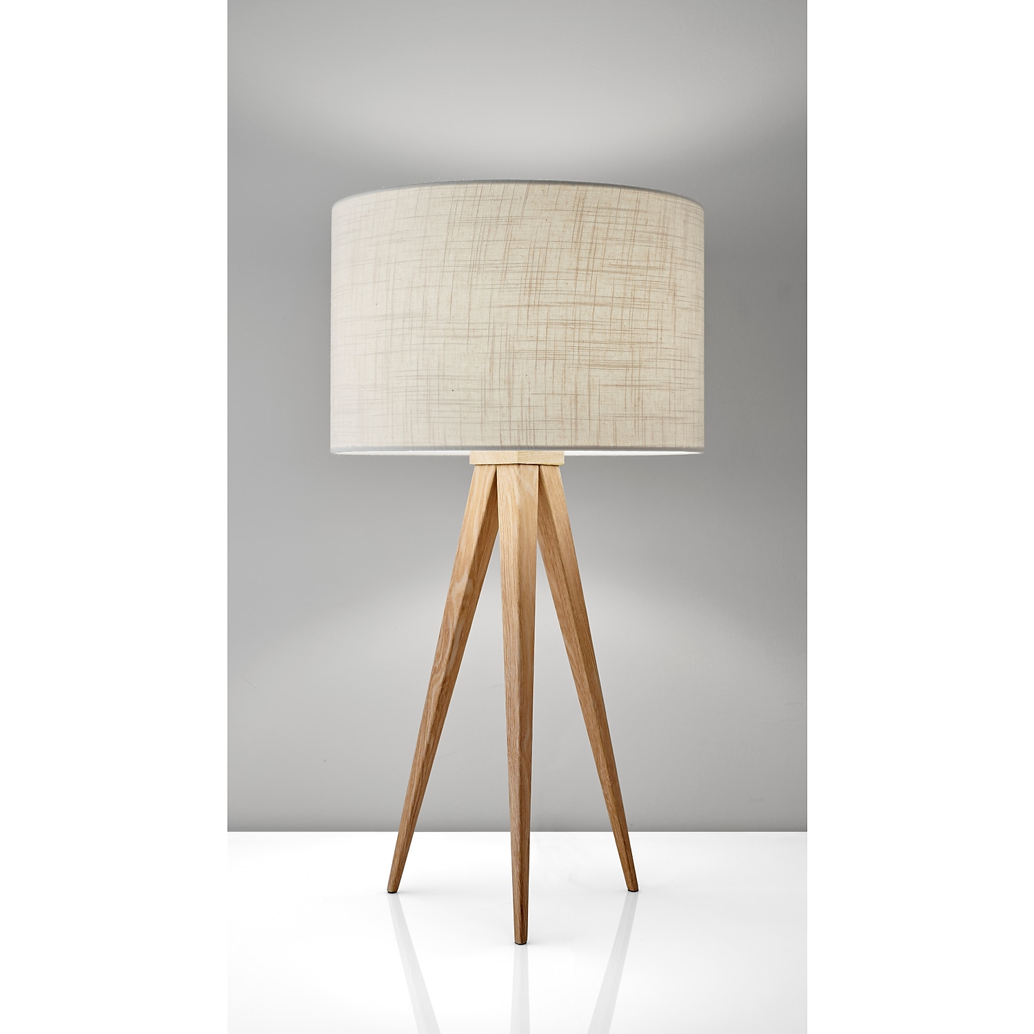 Adesso Home Director Metal Table Lamp in Natural - image 3 of 4