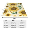 thumbnail image 6 of LNWH Sunflower Harvest Farm Pattern Pattern Throw Blanket, Flannel Sofa Blankets for All Seasons, 60"x50", 6 of 8