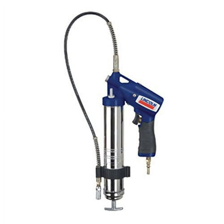 Lincoln 1162 Fully Automatic Heavy Duty Pneumatic Grease Gun, Air-Operated,  Variable Speed Trigger, 30 Inch High-Pressure Hose, Combination Filler  Coupler/Air Bleeder Valve 