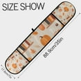 thumbnail image 3 of Yayeee Double Oven Mitt Kitchen Heat Resistant Baking 35" x7" Quilted Glove, Beige Fall Acorns Pattern, 3 of 6