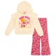 thumbnail image 1 of Conjunto de ropa de Barbie Rodeo, sudadera con capucha y leggings de forro polar para niñas pequeñas, 1 of 7