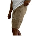 thumbnail image 2 of Shorts Men Summer Outdoors Casual Drawstring Printing Sport Shorts Pants Casual Shorts Men Khaki 3XL, 2 of 6
