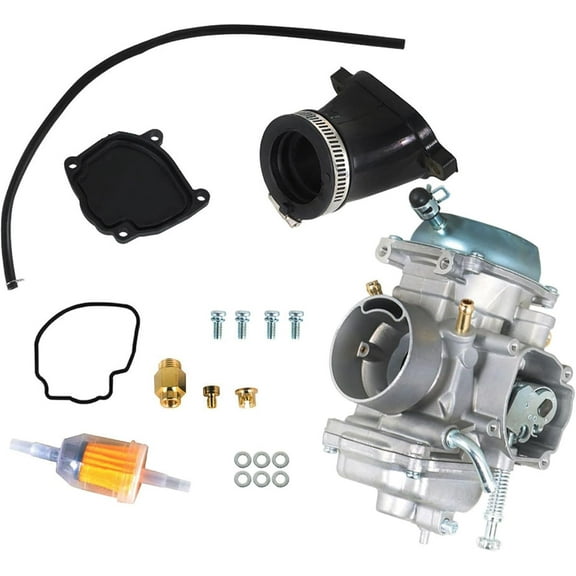 Genrics Carburetor with Intake Boot Carb Replacement for Polaris Sportsman 700 Twin 2002-2006 with Intake Boot