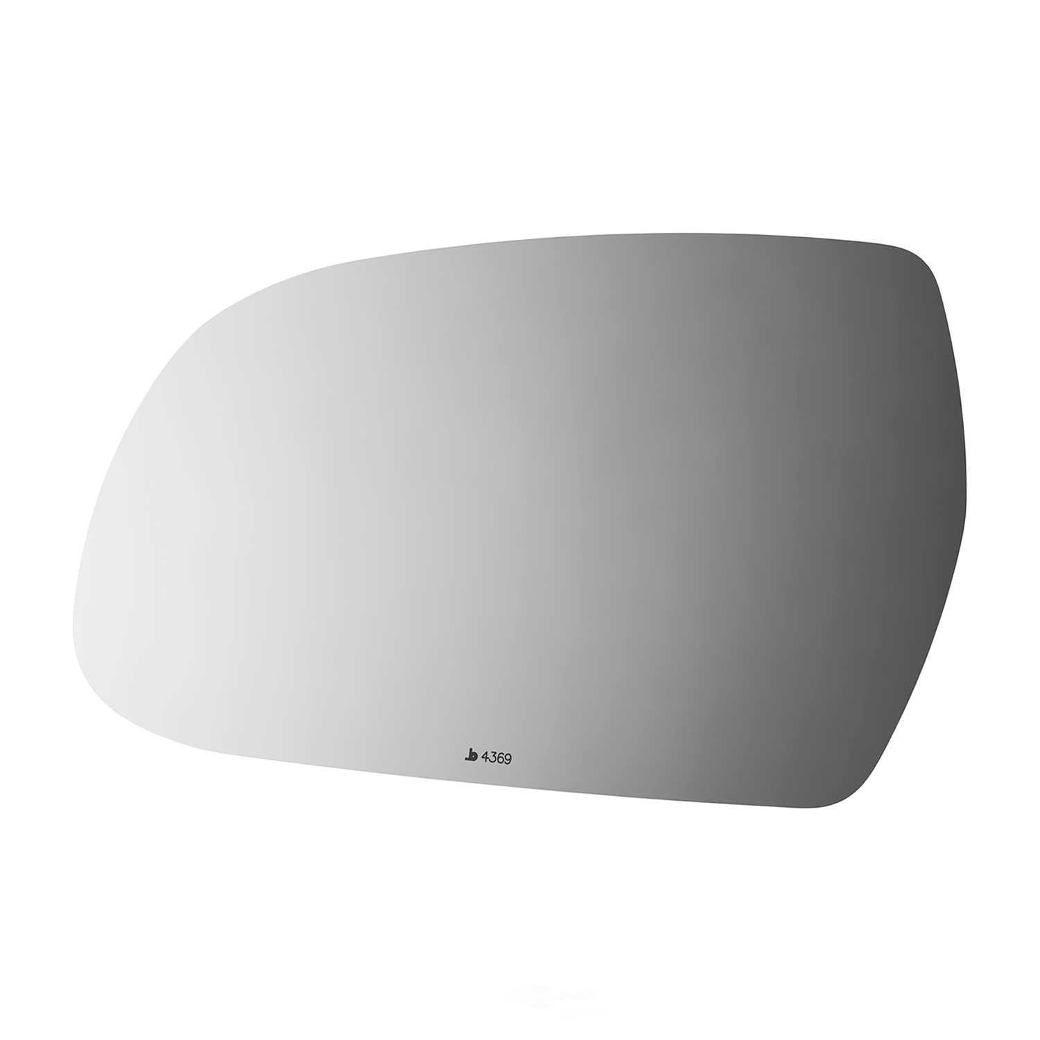 Burco Side View Mirror Replacement Glass - Clear Glass - 4369