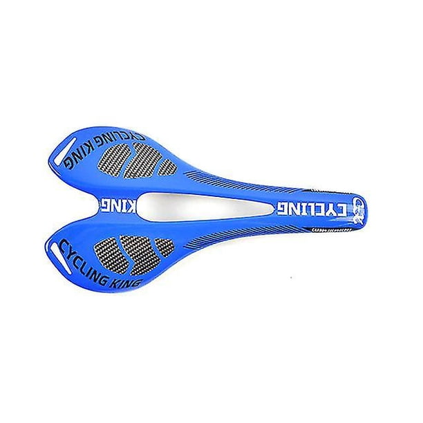 Sillín de ciclismo de fibra de carbono, sillín de bicicleta de montaña, cojín de bicicleta de carretera, piezas de bicicleta rojas, 275x143mm