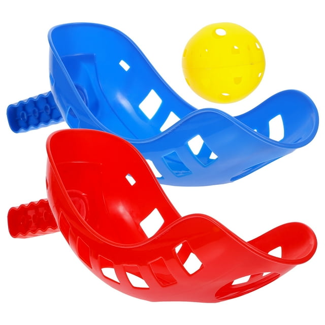 Juego de pelota Scoop Ball, juego de lanzar y atrapar, juego de playa para deportes al aire libre para niños (color aleatorio)