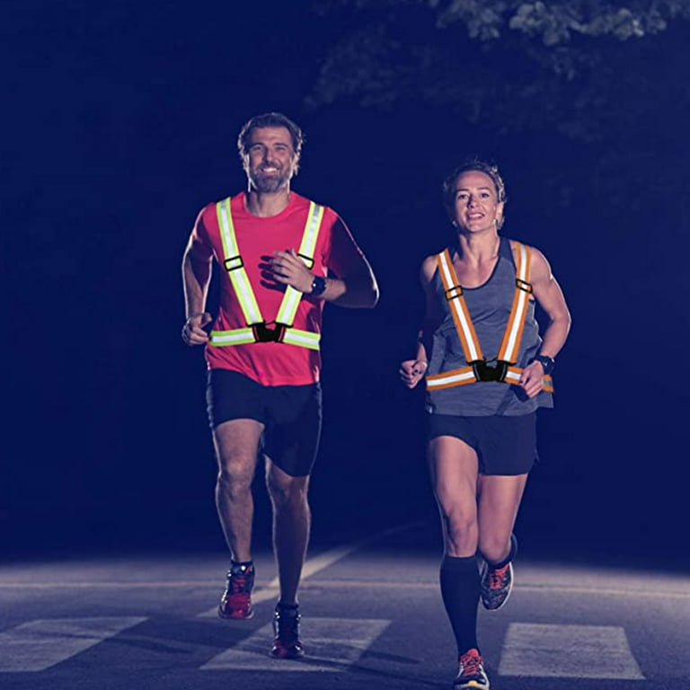 Reflective Vest Running Gear 2Pack High Visibility Adjustable