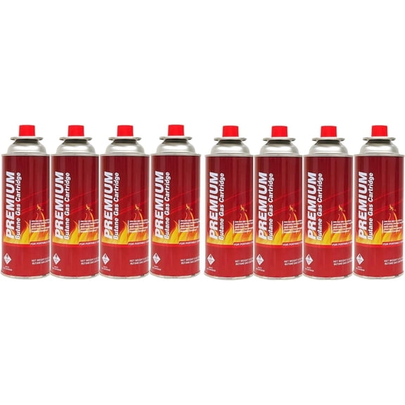 NATIONAL STANDARD Butane Canisters 8 Cans Fuel Gases