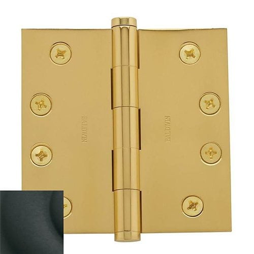 Black Baldwin 1040190I Square Mortise Hinge