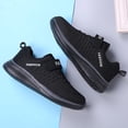 thumbnail image 3 of Wxolcjlv Solid Color Mesh Flying Woven Sneakers Boys Girls Comfy Breathable Running Shoes Size 5 Years, 3 of 9