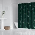 thumbnail image 2 of Ensemble de Rideau de Douche avec Encliquetable, Mignon Trèfle Botanique Chanceux (2) Rideaux de Douche Réutilisables Doublure de Douche, Simple Doublure de Douche en Polyester, 72x72 Pouces, 2 of 4