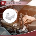 thumbnail image 2 of Enfriador de Aceite del Motor Unique Bargains para Audi A5 2010-2014, Enfriador de Aceite de Transmisión No.06J117021J, Aleación de Aluminio, Tono Plateado, 1 Pcs, 2 of 6