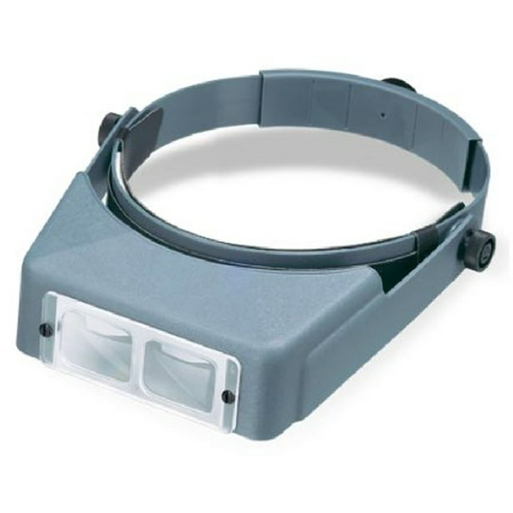 OptiVisor LX Binocular Headband Magnifier w/Acrylic Lens Plate 3 1.75x