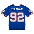 thumbnail image 3 of Men's Mitchell & Ness Michael Strahan Royal New York Giants Big & Tall 1993 Retired Player Replica Jersey, 3 of 3