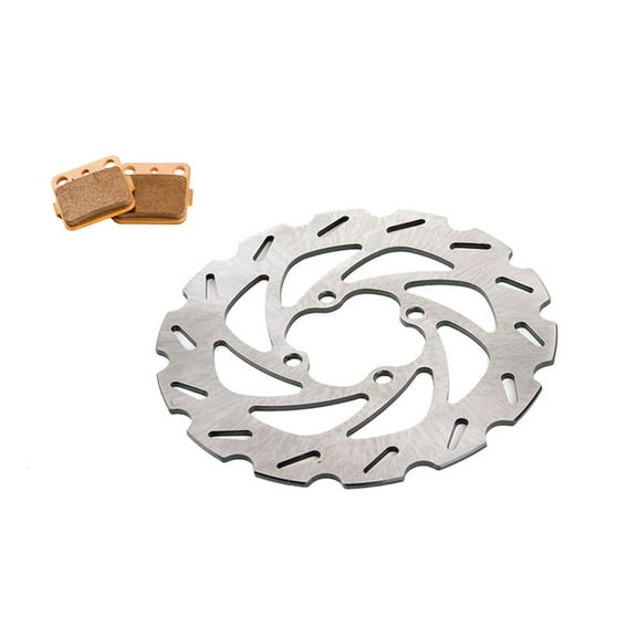 Brake Rotor and Brake Pads for Yamaha YFZ450 2004 2005 Rear RipTide Brakes