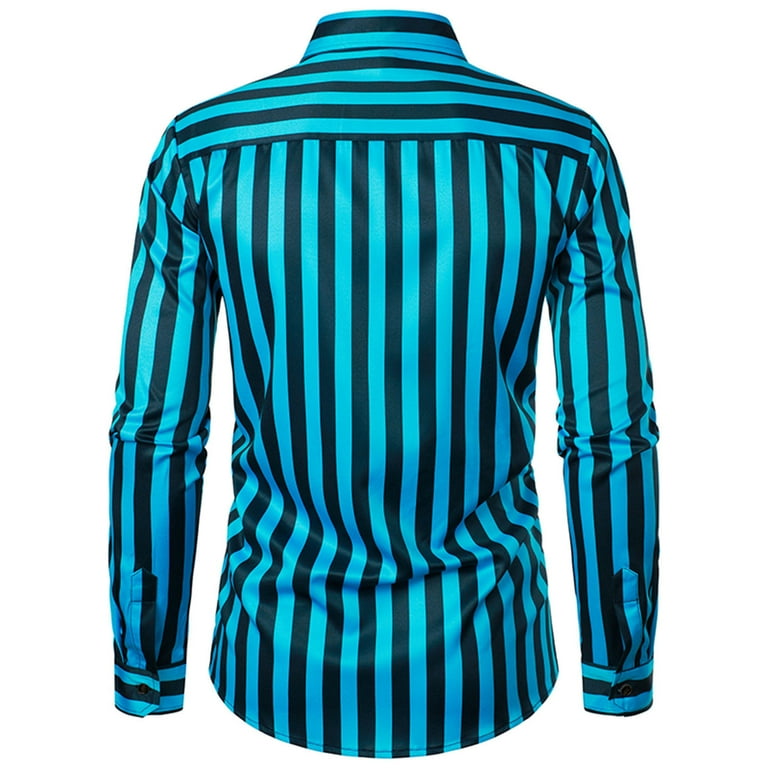Striped Stitching Print Long Sleeve Dress Striped Stitching Print Long Sleeve Dress