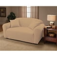 thumbnail image 1 of Housse Extensible en Jersey pour Causeuse, Crème, 1 of 1