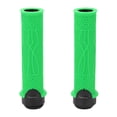 thumbnail image 4 of 2Pcs Bike Handle Grip Rubber Anti Slip Wear Resistant Ergonomic Hollow Design Bike Handlebar Grips Cover Green, 4 of 14