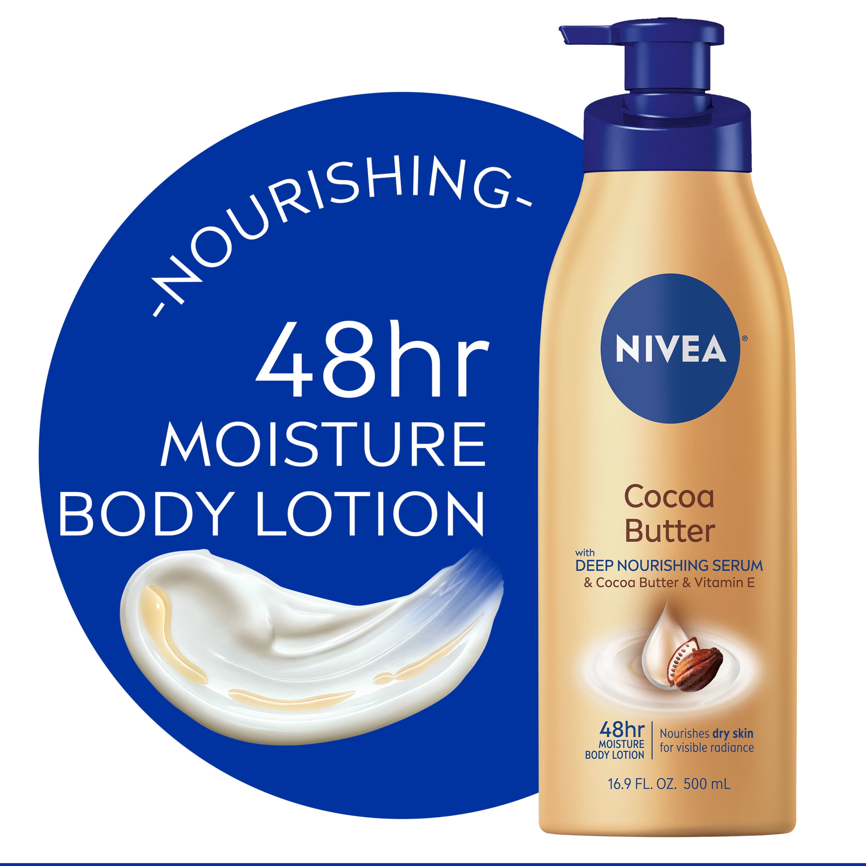 NIVEA Cocoa Butter Body Lotion With Deep Nourishing Serum 16 9 Fl Oz 