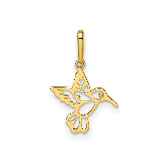 FJC Finejewelers 14 kt Yellow Gold Madi K Hummingbird Charm 11 mm