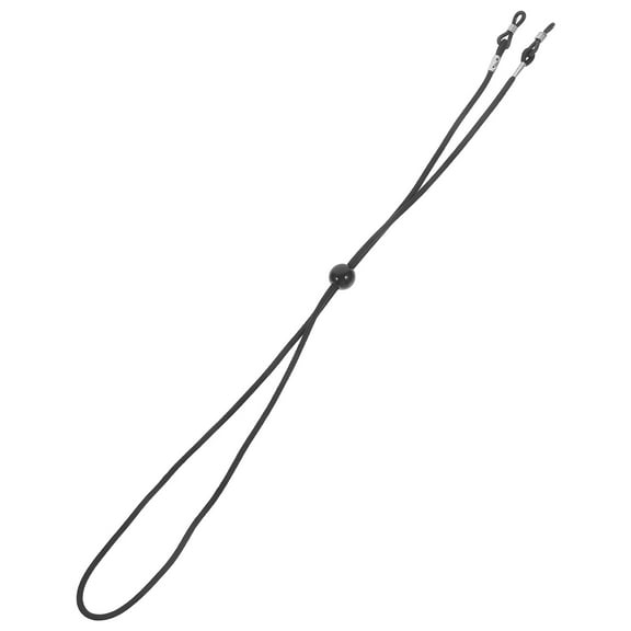 Amosfun 10Pcs Black Elastic Glasses Strap Durable Polyester Sunglasses Holder for Everyday Use