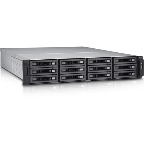 QNAP TVSEC1280USASRP16GR2 12BAY 10GBE NAS & ISCSI IP-SAN by QNAP