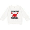 thumbnail image 2 of Inktastic My Grandparents Love Me Toddler Sweatshirt, 2 of 4