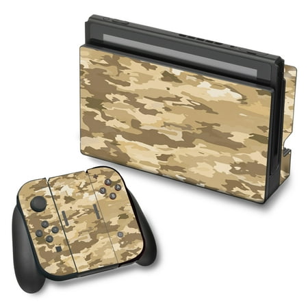 Skin Decal For Nintendo Switch Vinyl Wrap / Brown Desert Camo Camouflage