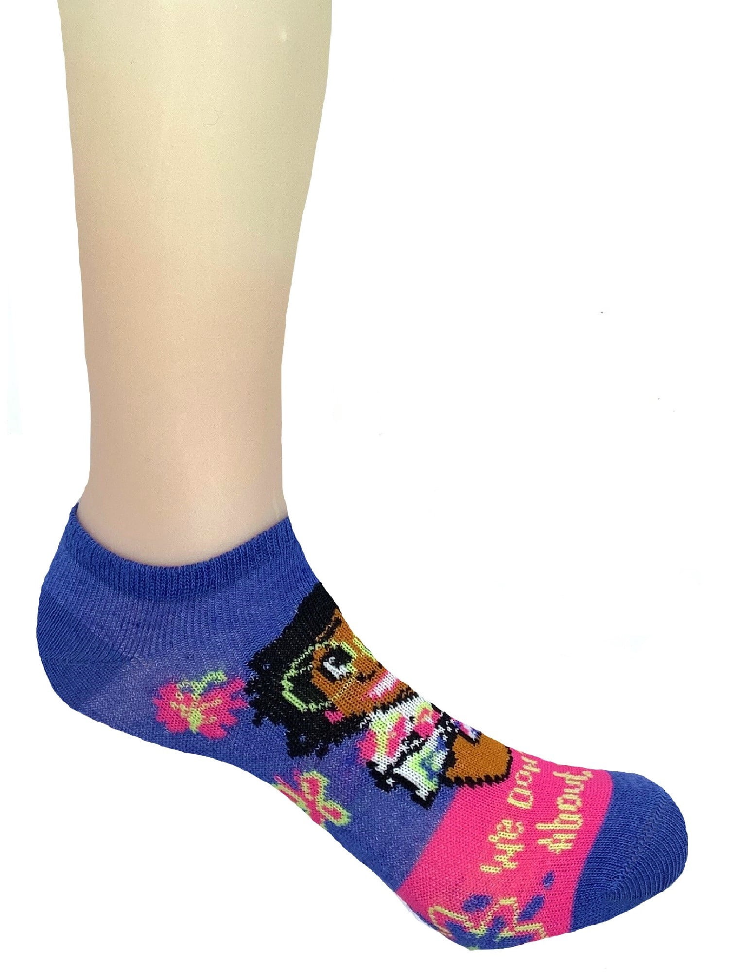Encanto, Girls No-Show Socks, 6-Pack, Sizes S-L