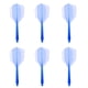 thumbnail image 2 of 15x6 Piezas Varillas De Dardos De Rosca 2BA Transparentes Y Vuelos De Dardos Conexión Azul Sunnimix Ejes de dardos y plumas de dardos, 2 of 8
