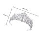 thumbnail image 2 of unbranded Tiara De Boda Decorativa Plateada Ramo Para Eventos Y Fiestas, 2 of 8
