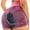 Tie-dyed Rosered, variant on YouLoveIt Women High Waist Workout Yoga Shorts Women Bottom Shorts Push up Butt Lift Mini Hot Pants Quick Dry Activewear Running Workout Shorts Pants